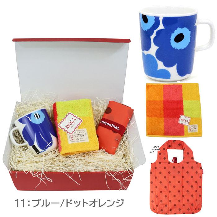 マリメッコ  ライゼンタール アヴォカ ギフトセット marimekko マグカップ タオルハンカカチ エコバッグ オリジナルギフトセット ab-442100｜store-goods｜16