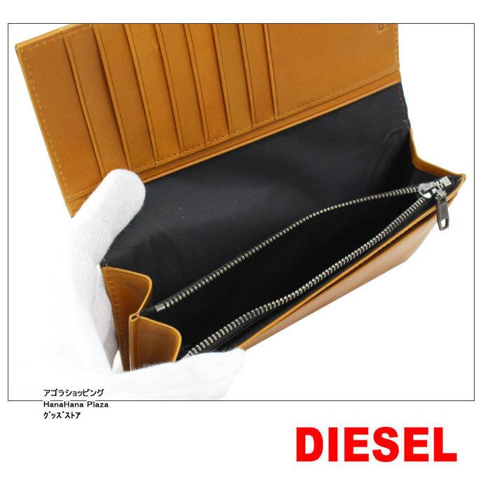 DIESEL ディーゼル 長財布 X04765 PR160 T2278 Golden Brown 二 DIESEL ディーゼル 長財布 X04765 PR160 T2278 Golden Brown 二
