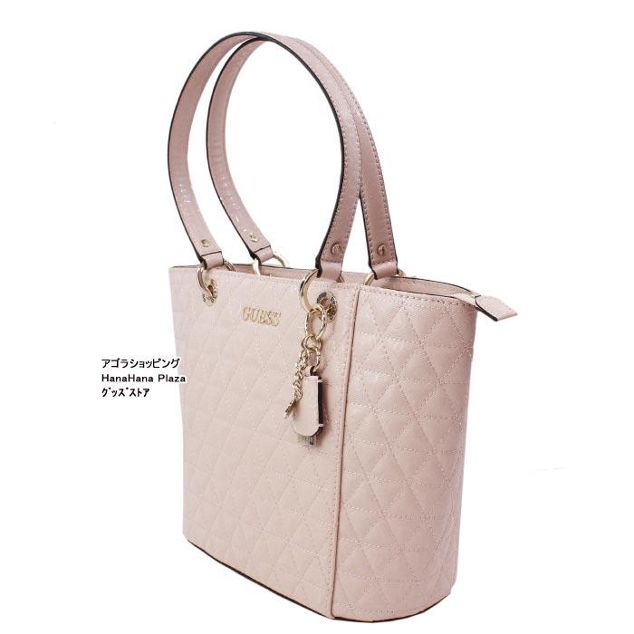 【並行輸入品】ゲス バッグ GG787922 BLUSH NOELLE トートバッグ モノグラム キルティング チャーム付き バック GUESS ab-478300_2