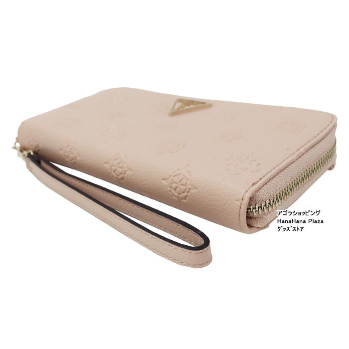 GUESS（ゲス） 財布 PG840346 ALMOND GUESS 浮きロゴプレート ラウンド