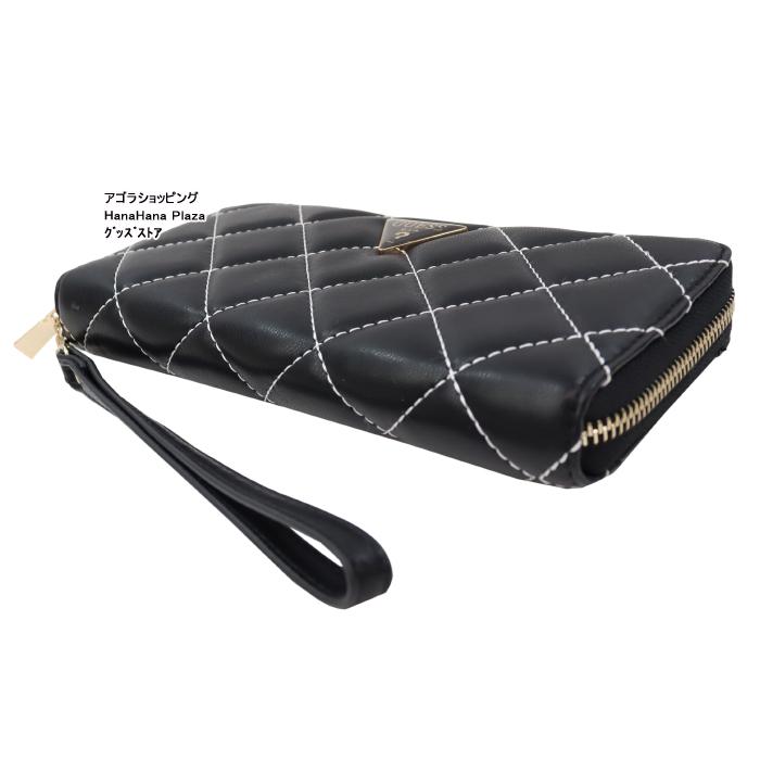 GUESS（ゲス） 並行輸入品 財布 QC767946 BLACK MULTI GUESS 浮きロゴ 