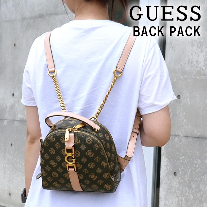 GUESS ゲス バッグ PA848932 MOCHA LOGO ブラウン リュック ロゴ GUESS ゲス バッグ PA848932 MOCHA LOGO ブラウン リュック ロゴ
