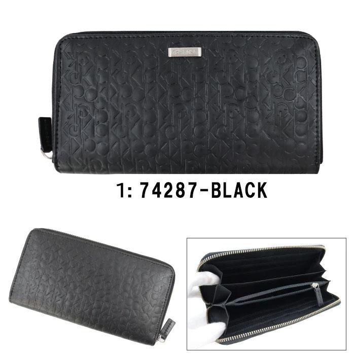 並行輸入品 カルバンクライン CK 長財布 74287 スキミング防止 RFID