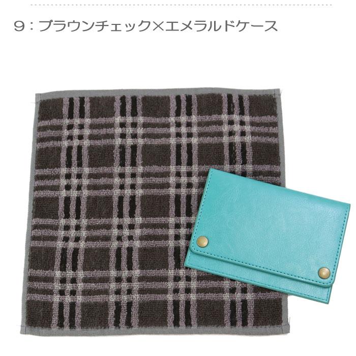 メンズ向け プチギフト 2点 ギフトセット 綿100％ タオルハンカチと