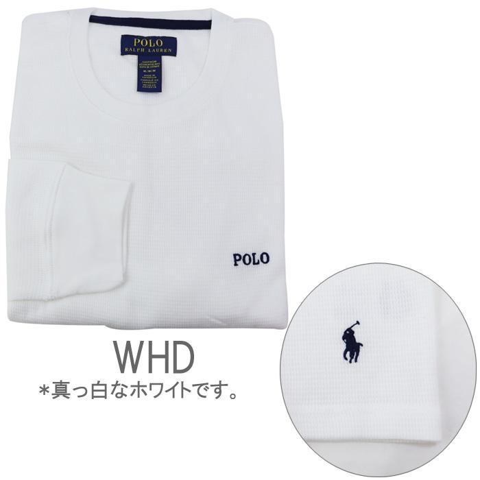 ら*む様 POLO RALPH LAUREN サーマルカットソー 白 ロゴ刺繍 POLO RALPH LAUREN（ポロ・ラルフローレン） 並行輸入品 ポロ ラルフ