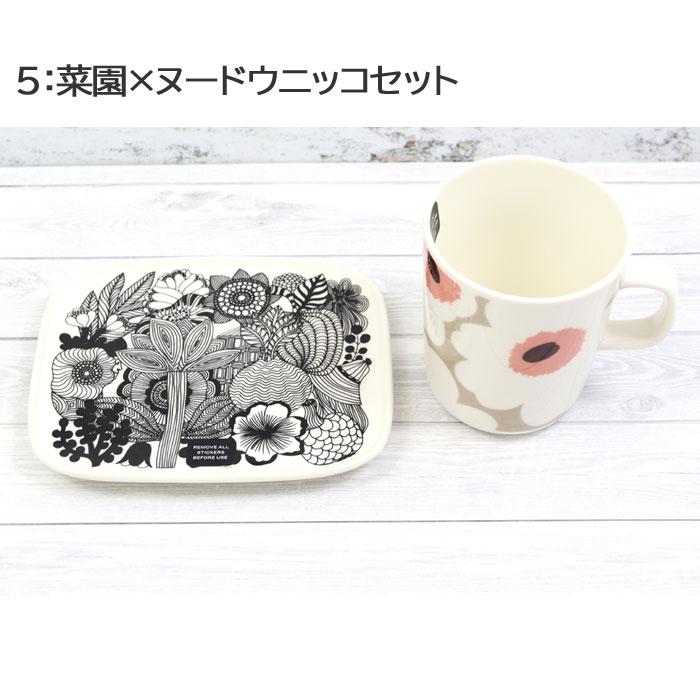 marimekko（マリメッコ） ギフトセット スクエアプレート マグカップ