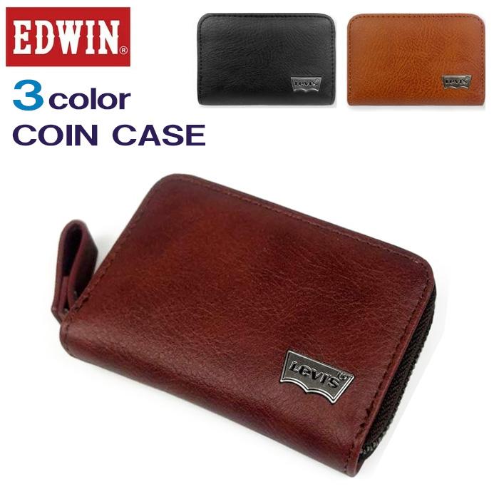 EDWIN（エドウィン） 財布 22518313 ラウンドジップ ロゴプレート