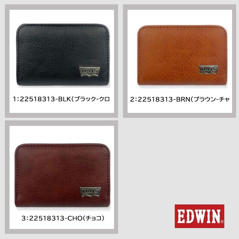 EDWIN（エドウィン） 財布 22518313 ラウンドジップ ロゴプレート