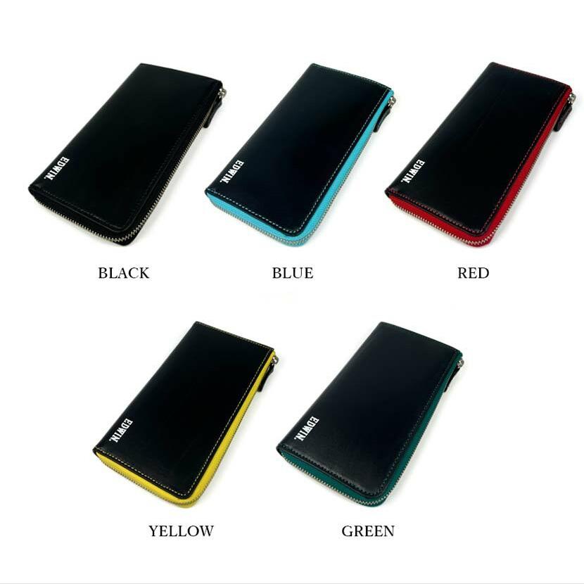 EDWIN（エドウィン） 財布 0510598 長財布 L字ファスナー ボンデッド