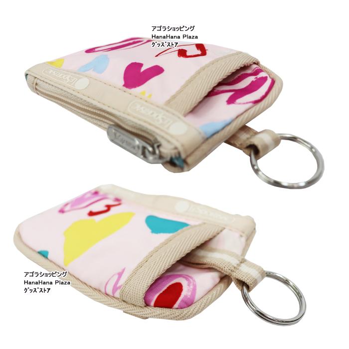 レスポートサック ポーチ 4009 E783 KEY CARD HOLDER HAND DRAWN HEARTS LeSportsac コインケース ab-60144｜store-goods｜04