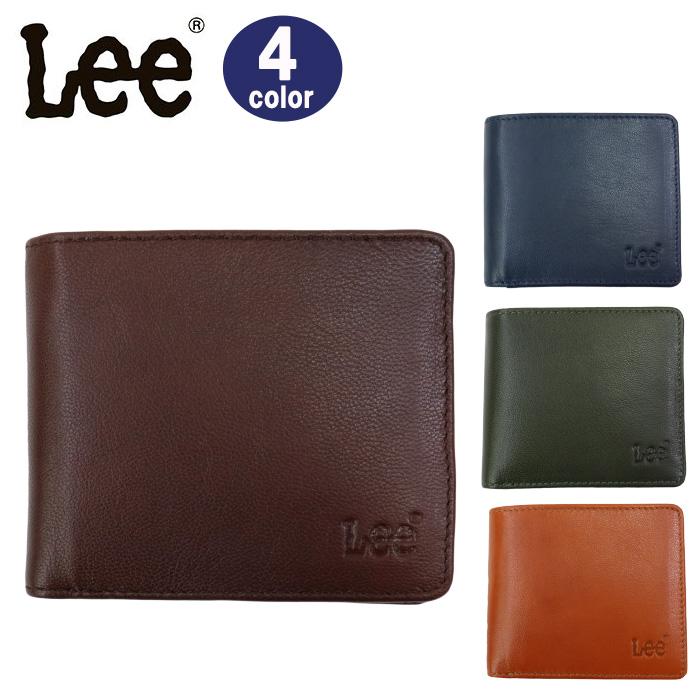 Lee（リー） 財布 二つ折り LES-2 ウォレット 山羊革 本革 メンズ