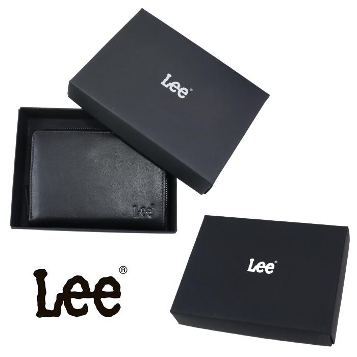 Lee（リー） 財布 二つ折り LES-4 ウォレット コインケース 山羊革 本