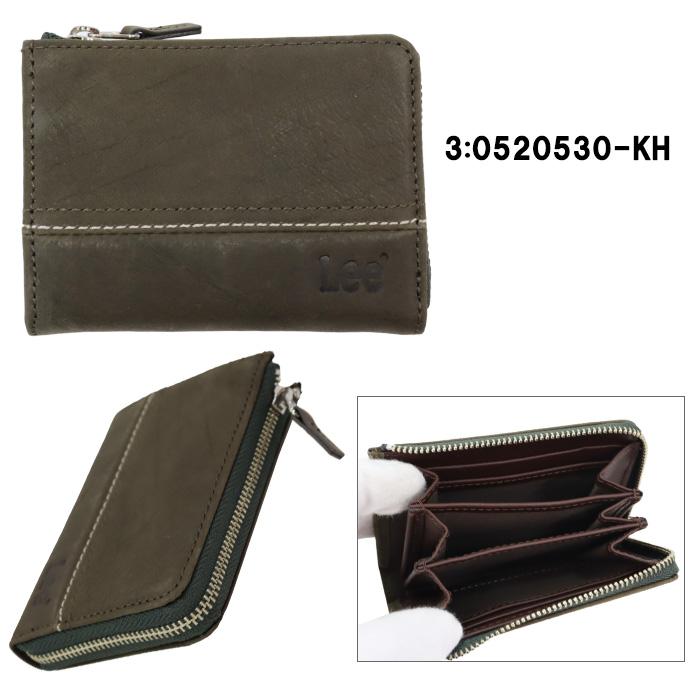 Lee（リー） 二つ折り財布 ミニ財布 コインケース 小銭入れ コンパクト