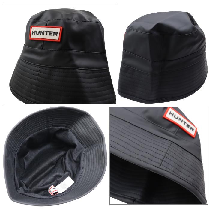 【新品未使用】HUNTER バケットハット ハンター HUNTER コットン ロゴ バケット ハット （BLACK） -waja