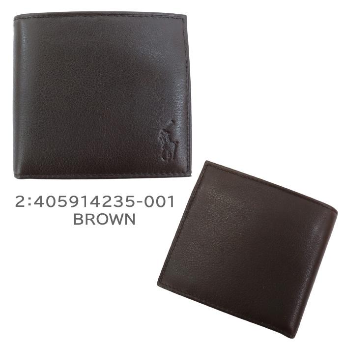 「売り切り価格」【未使用　レア】ラルフローレン　二つ折り財布 黒 POLO RALPH LAUREN（ポロ・ラルフローレン） 【並行輸入品】POLO Ralph