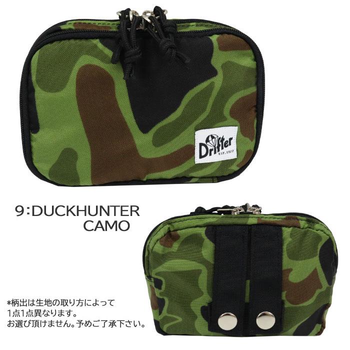 迷彩メディスンバッグ　ナイロンポーチ 調整可能ストラップ Drifter（ドリフター） 【並行輸入品】ドリフター ポーチ V0320 MULTI
