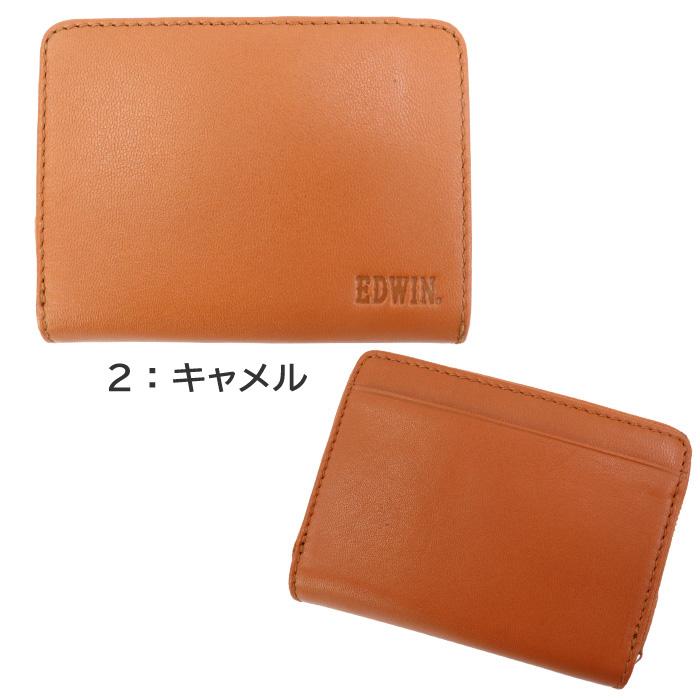 EDWIN（エドウィン） 財布 0510656 ボタンホック ラウンドファスナー