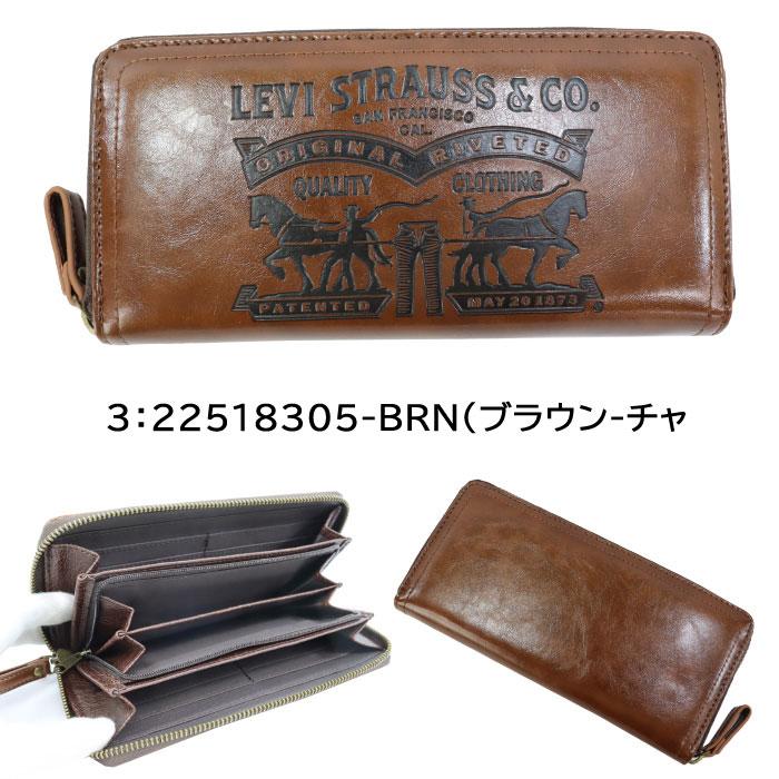 Levi's（リーバイス） 財布 22518305 長財布 ラウンドファスナー