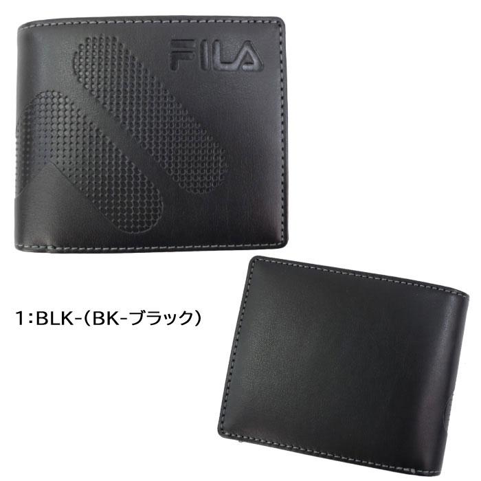 FILA（フィラ） 財布 61FL51 ドットロゴ型押し ショート ウォレット フラップポケット 二つ折り財布 サイフ 男女兼用 ab ...