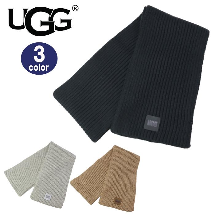 UGG シープスキン ファーハンドバッグ&黒マフラー　まーくん様 UGG アグ マフラー 101106 Chunky Rib Scarf チャンキー リブ スカーフ