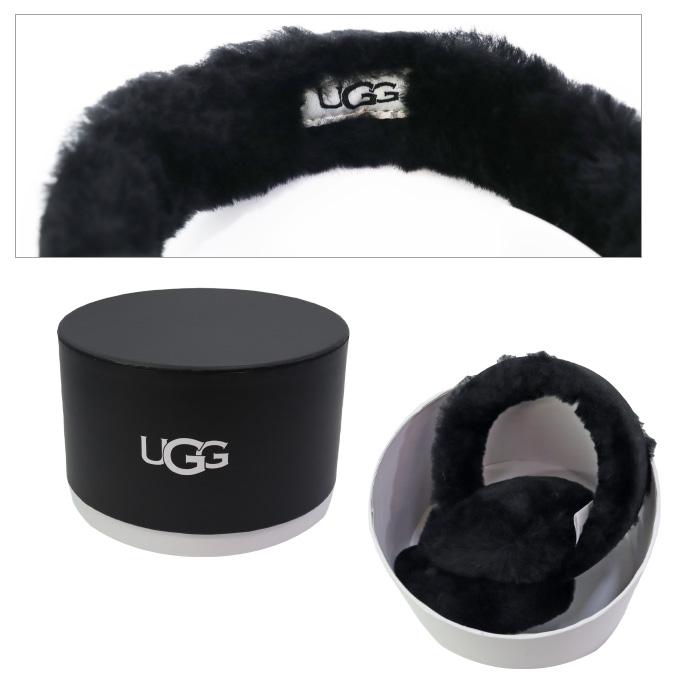 並行輸入】UGG アグ イヤーマフ 20955 シープスキン エンブロイダリー