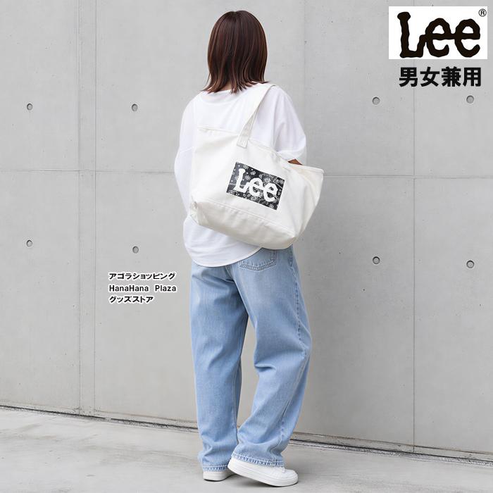 Lee（リー） 0426234 トートバッグ バンダナ柄 ロゴプリント A4対応 大