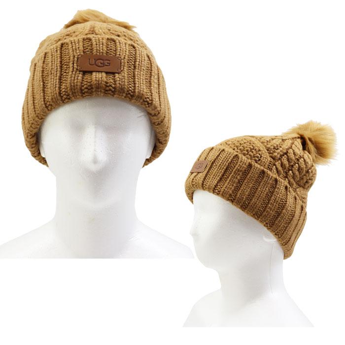 ALLP　UGG チェスナット　ケーブル編みニット帽 並行輸入品 UGG アグ ニット帽 ニットキャップ 100819 Cable Beanie