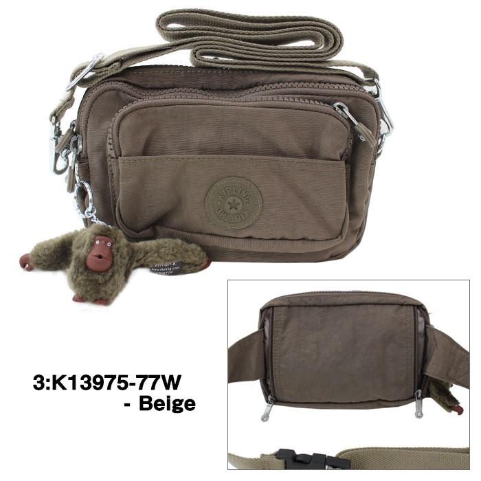 キプリング バッグ K13975 Kipling 2Way ショルダーバッグ ウエストバッグ Basic EWO MULTIPLE 斜めがけ ミニショルダー 旅行 ag-1180｜store-goods｜04