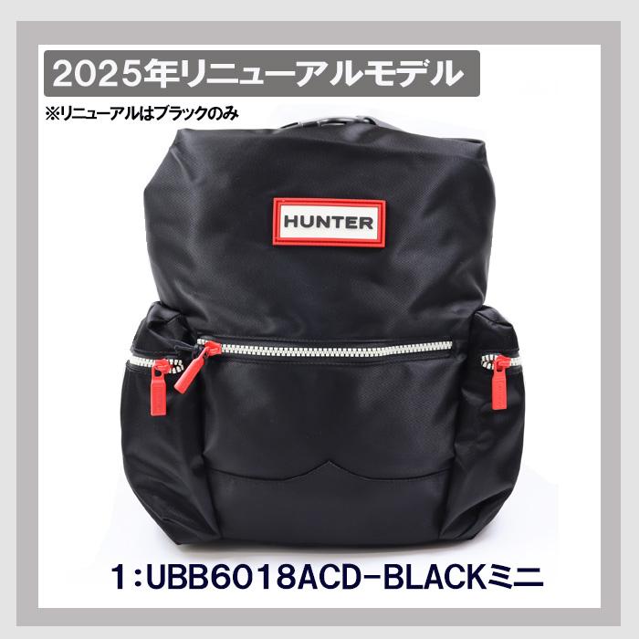 ！新品・未使用！ハンター リュック バックパック UBB6017ACD HUNTER ハンター バッグ ミニリュック UBB6018 サイドファスナー