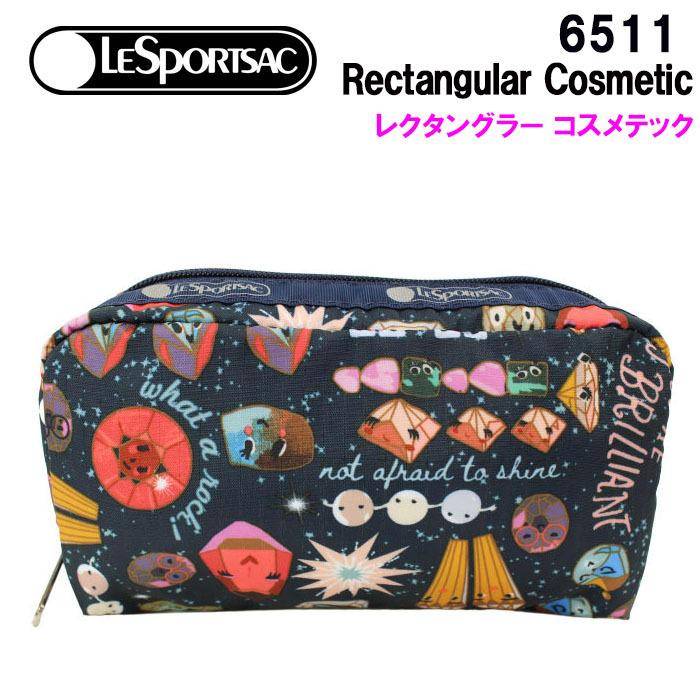 レスポートサック ポーチ 6511 F502 LITTLE JEWELS LeSportsac レクタングラー コスメティック 化粧ポーチ ag-270800｜store-goods