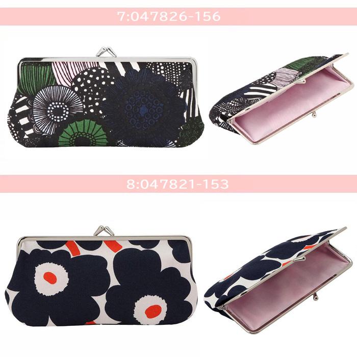 marimekko（マリメッコ） 並行輸入品 横長 がま口 ポーチ 27003 091158