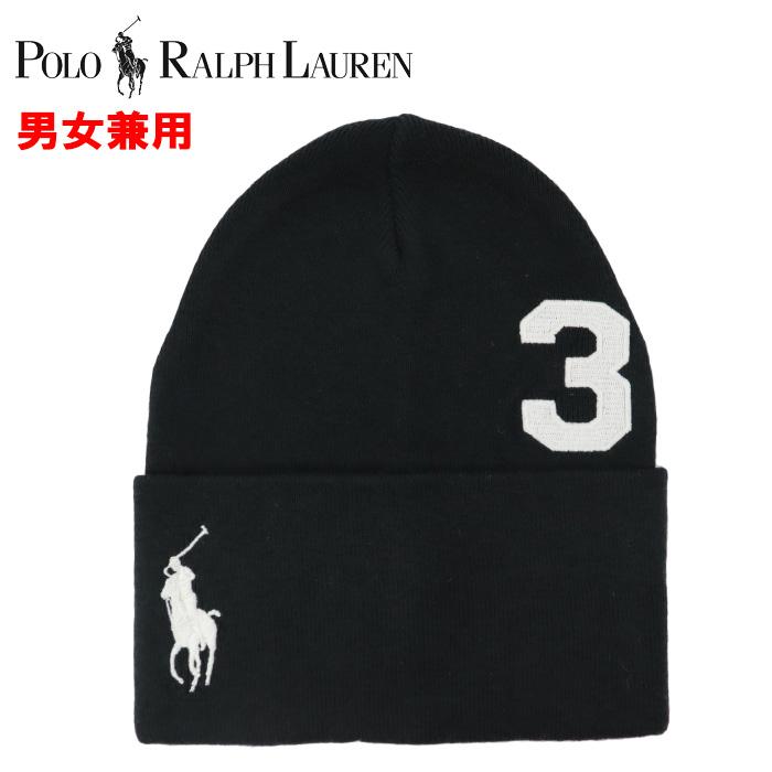 POLO RALPH LAUREN ポロ ラルフローレン ニット帽 PC1199 BLACK POLO RALPH LAUREN ポロ ラルフローレン ニット帽 PC1199 BLACK