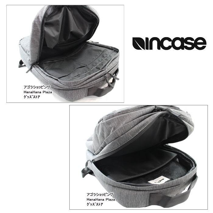 インケース Incase リュック CL55569 シティ コレクション バックパック  ヘザーブラック City Collection backpack リュックサック ag-955500｜store-goods｜06