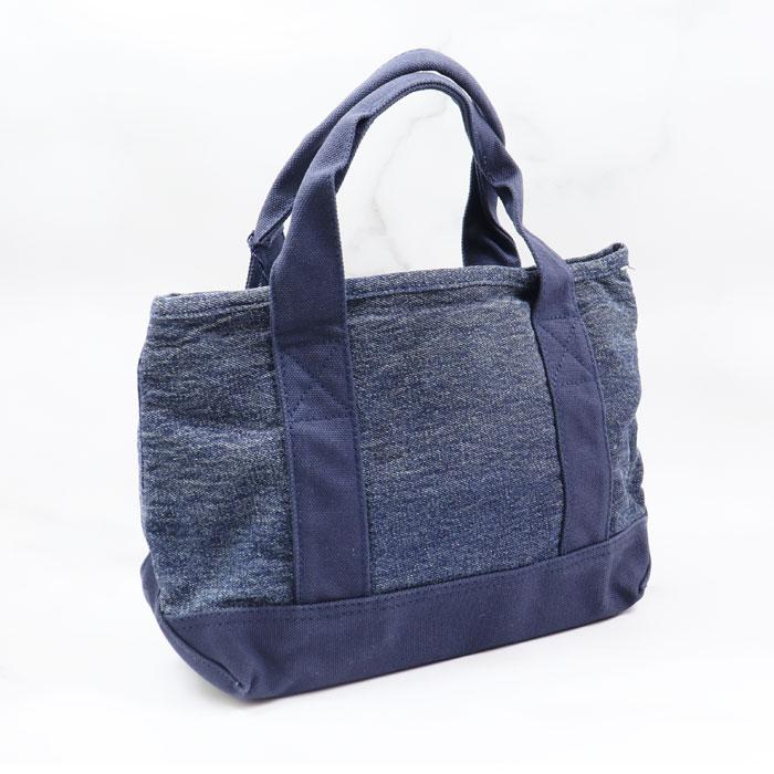 ポロラルフローレントートバッグA4可デニムポニー刺繍ロゴインディゴ