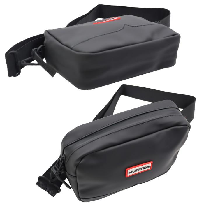 美品 HUNTER ハンター ショルダーバッグ ブラック HUNTER（ハンター） 並行輸入品 訳あり返品不可 cc-4097 バッグ