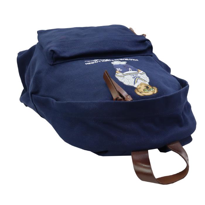 訳あり返品不可 cc-4147 ポロ ラルフローレン バッグ リュック 405962432 001 BEAR BACKPCK ベア刺繍 リュックサック バックパック メンズ レディース 男女兼用 POLO Ralph Lauren POLO RALPH LAUREN（ポロ・ラルフローレン） 【並行輸入品】訳あり返品
