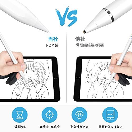 タッチペン KINGONEスタイラスペン iPad/スマホ/タブレット/iPhone対応 極細 超高感度 たっちぺん 磁気吸着機能対応 ipad ペン USB充電式 スマホ ペン｜store-hana｜04