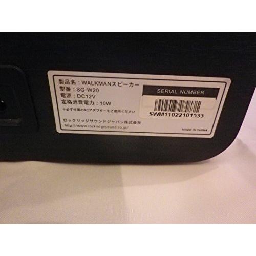 ROCKRIDGE SOUND WALKMAN対応スピーカー ウッドブラック SG-W20 ROCKRIDGE SOUND WALKMAN対応スピーカー ウッドブラック SG-W20