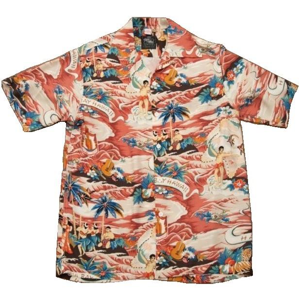 KONA BAY HAWAII（コナベイハワイ） 半袖 アロハシャツ ランドオブ