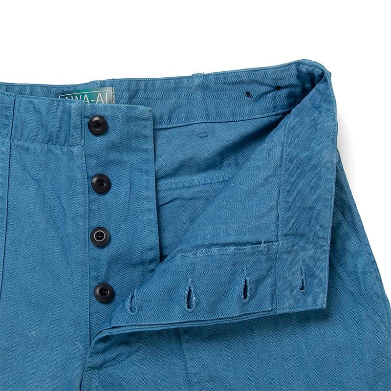 美品 STUDIO D'ARTISAN 阿波正藍手染めベイカーパンツ 1886 STUDIO D'ARTISAN（ステュディオ・ダ・ルチザン） STUDIO DARTISAN