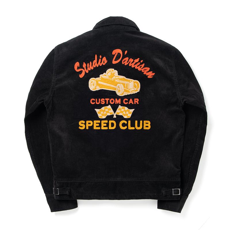 STUDIO D'ARTISAN ダルチ 刺繍コーデュロイジャケット 4584