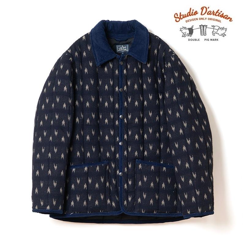 STUDIO D'ARTISAN（ステュディオ・ダ・ルチザン） 矢絣インディゴ