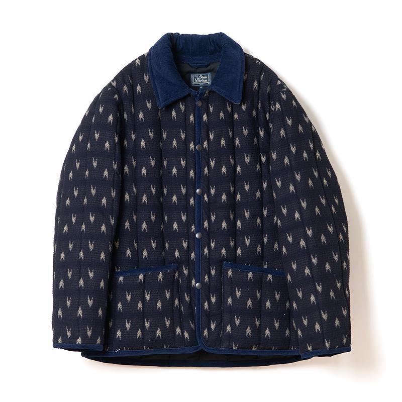 STUDIO D’ARTISAN カセ染め刺し子ジャケット　36 STUDIO D'ARTISAN（ステュディオ・ダ・ルチザン） 矢絣インディゴ