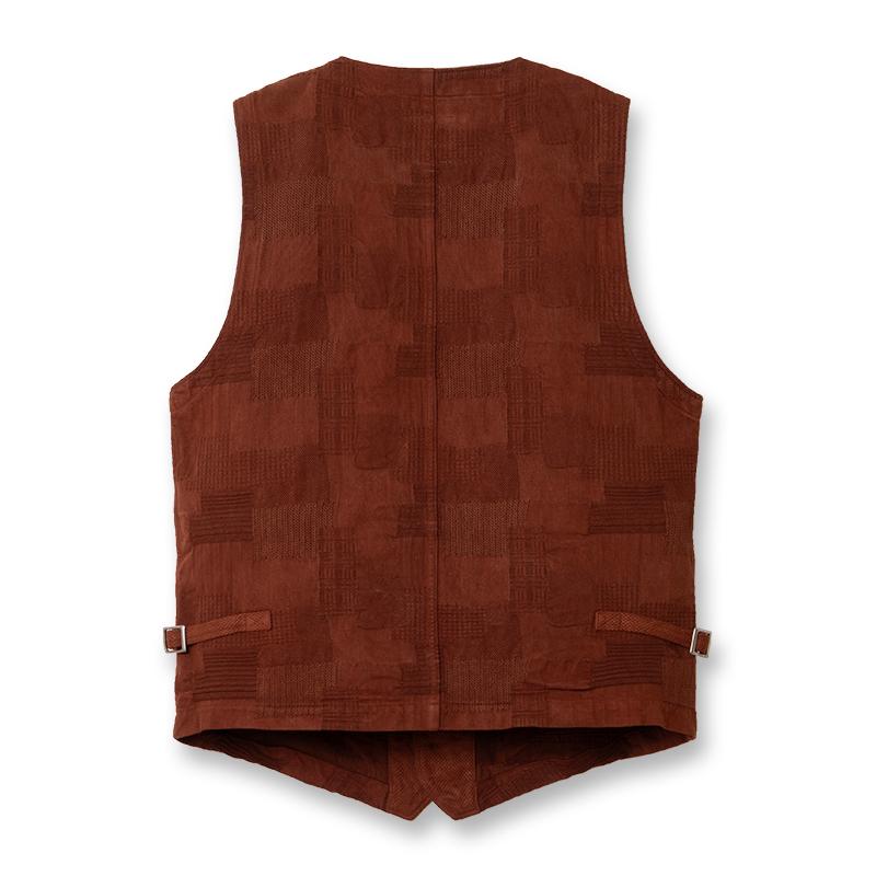 新品】ステュディオダルチザン 奄美泥染BOROジャガードシャツ サイズ42