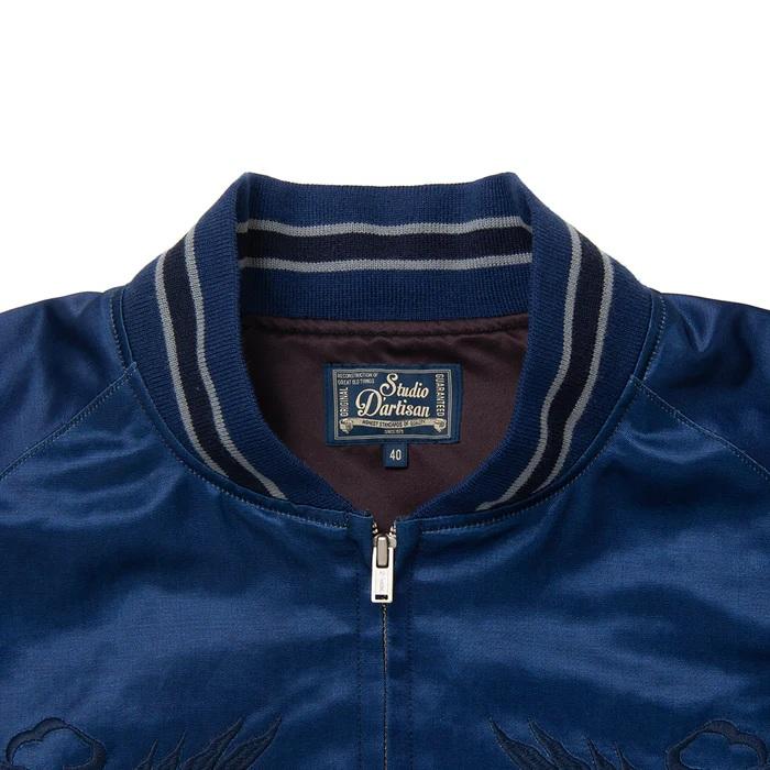 STUDIO ARTISAN スカジャン M ネイビー/ゴールド　タグ付き STUDIO D'ARTISAN（ステュディオ・ダ・ルチザン） STUDIO D'ARTISAN