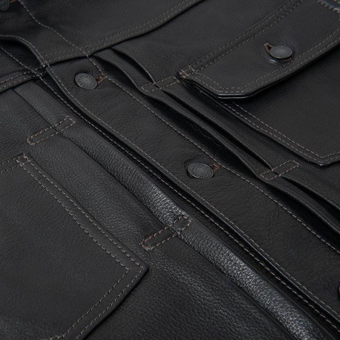 ステュディオダルチザン 2ndタイプレザージャケット 4629 STUDIO D’ARTISAN 通販  レザーセカンドジャケット 2ndジャケット デニム アメカジの画像