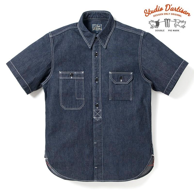 STUDIO D'ARTISAN（ステュディオ・ダ・ルチザン） ダルチ デニム半袖