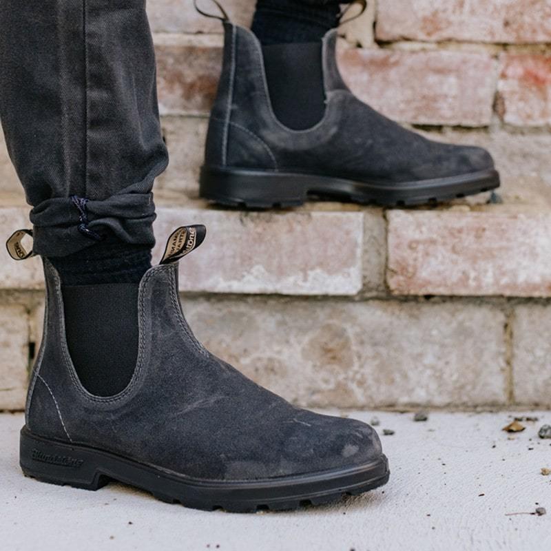 Blundstone ORIGINALS スティールグレー #1910  スエード ブランドストーン サイドゴアブ−ツ ワークブーツ｜store-house-596｜06