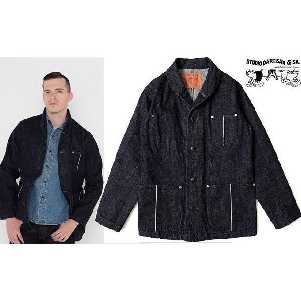 あすつく商品 Studio D Artisan ステュディオダルチザン 通販 オリジナルネップショールカラージャケット メンズアウター D4401 レプリカ デニム D4401s Storehouse 通販 Yahoo ショッピング