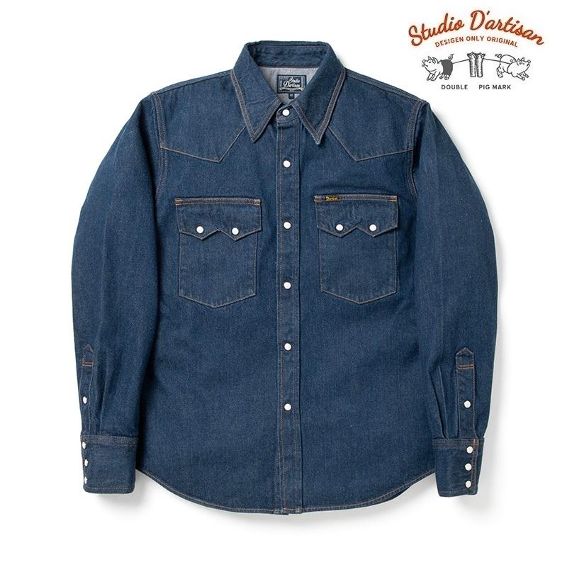 STUDIO D’ARTISAN ストライプデニム　w32 【美品】 STUDIO D'ARTISAN（ステュディオ・ダ・ルチザン） ダルチ 本藍デニム